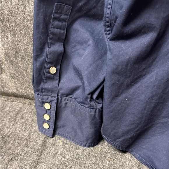 Tecovas Dark Blue Long Sleeve Shirt - Picture 8 of 8